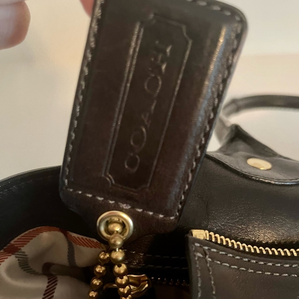 COACH - Black Leather Shoulder Bag / Tote Bag - Picture 8 of 8